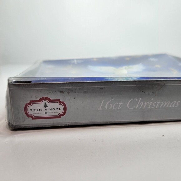 Vintage Christmas Cards Dove Peace on Earth  & Box 16 Ct. & Envelopes 7 X 5 in - Picture 9 of 10